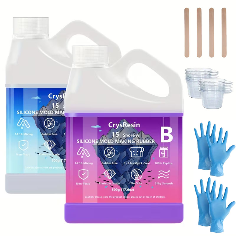 Soap Making Diy Kit - 2 Flaconi da 500ml di Silicone