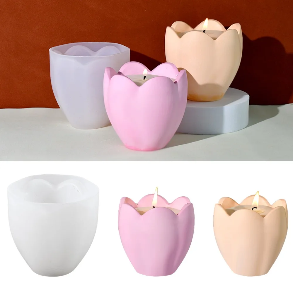 Soap Making Gifts - Portacandele a tulipano Stampi in silicone