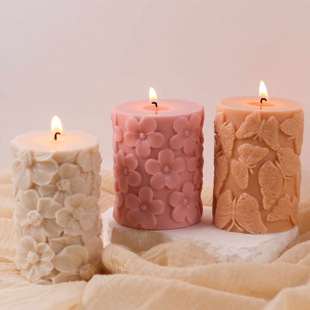 Soap Making Gifts - Fiore Farfalla Colonnare Stampo per candele