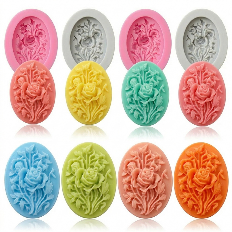 4 stampi in silicone a forma d - Soap Making Instructions recensione e prezzo