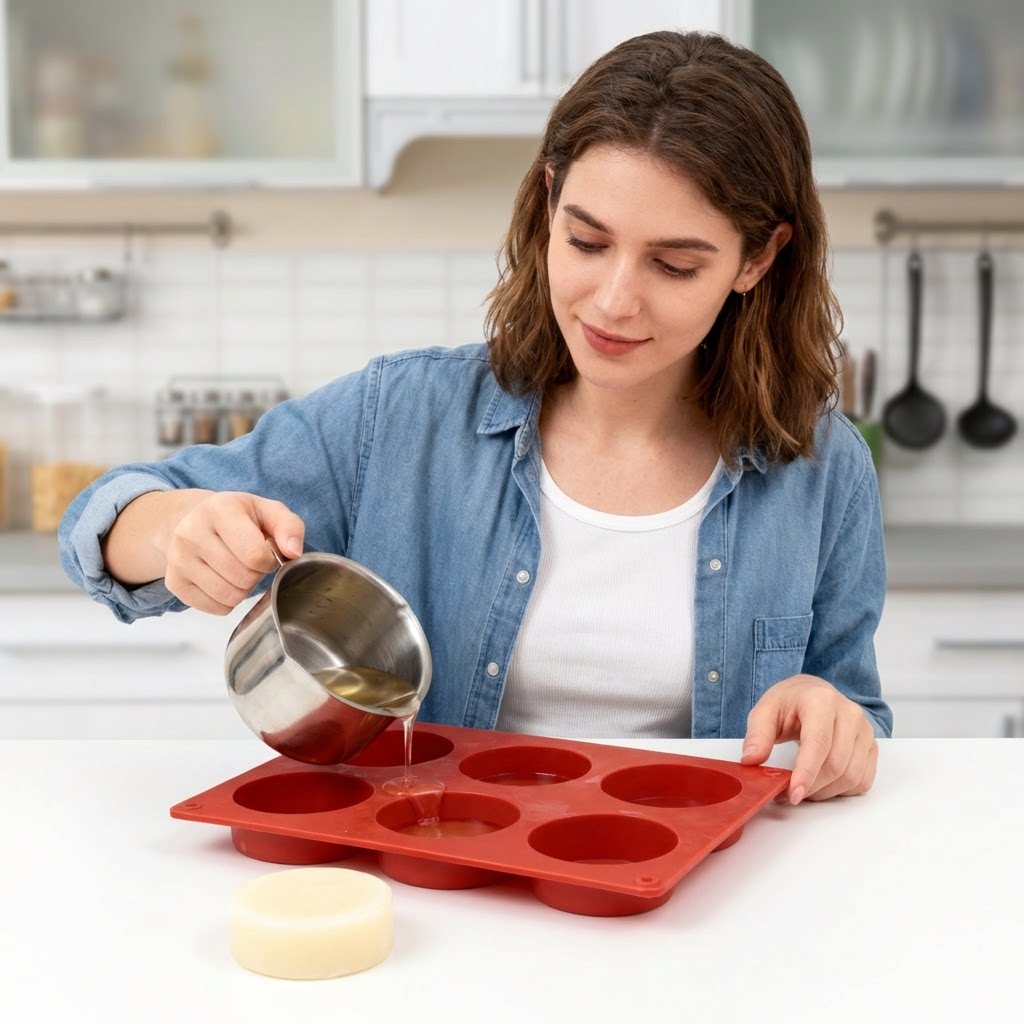 Stampo in Silicone Rotondo per - Soap Making Kit For Beginners recensione e prezzo